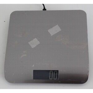 Stamps.Com Digital Postal Scale 5lb Capacity Stainless Steel w USB Cord